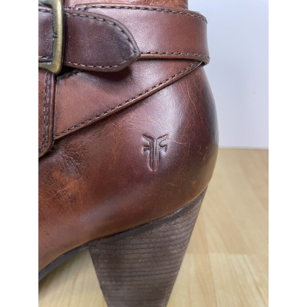 Frye Women’s Patty Riding Leather Ankle Boots Size 9.5 - Picture 4 of 14
